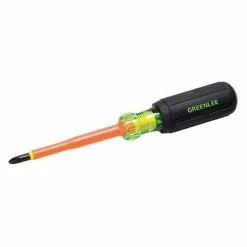 Greenlee Insulated Screwdriver Heavy Duty Phillips #2 X 4-Inch, Model 0153-33-INS*
