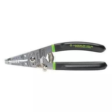 Greenlee Stainless Steel 7-1/2″ Wire Stripper Pro 10-18 AWG, Model 1955-SS*