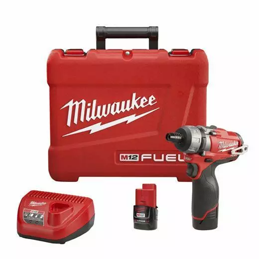 Milwaukee M12™ FUEL™ 2SPD Screwdriver Kit, Model 2402-22*