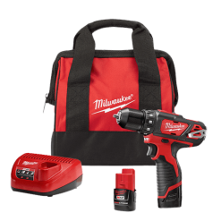 Milwaukee M12™ 3/8 In. Drill/Driver Kit, Model 2407-22*