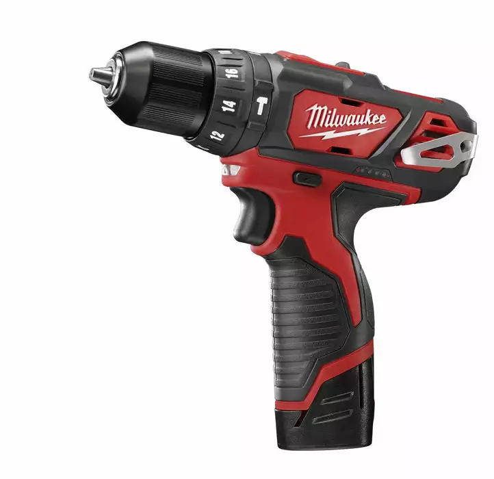Milwaukee M12™ 3/8 In. Hammer Drill/Driver Kit, Model 2408-22* - Image 2
