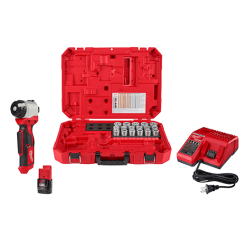 Milwaukee M12™ Cable Stripper Kit With 17 Cu THHN / XHHW Bushings, Model 2435CU-21S*