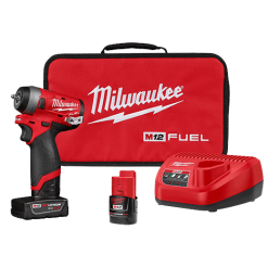 Milwaukee M12™ FUEL™ Stubby 1/4 In. Impact Wrench Kit, Model 2552-22*
