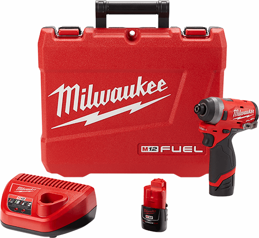Milwaukee M12 FUEL™ 1/4 In. Hex Impact Driver Kit, Model 2553-22*