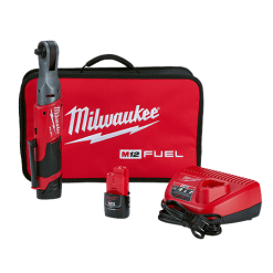 Milwaukee M12™ FUEL™ 3/8 In. Ratchet 2 Battery Kit, Model 2557-22*