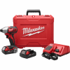 Milwaukee M18™ 1/4 In. Hex Impact Driver CP Kit, Model 2656-22CT*