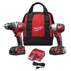 Milwaukee M18™ Cordless LithiumIon 2-Tool Combo Kit, Model 2691-22*