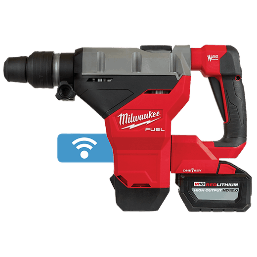 Milwaukee M18™ FUEL™ 13/4 In. SDS Max Rotary Hammer With One Key™ Two HD12.0 Battery Kit, Model 2718-22HD* - Image 2