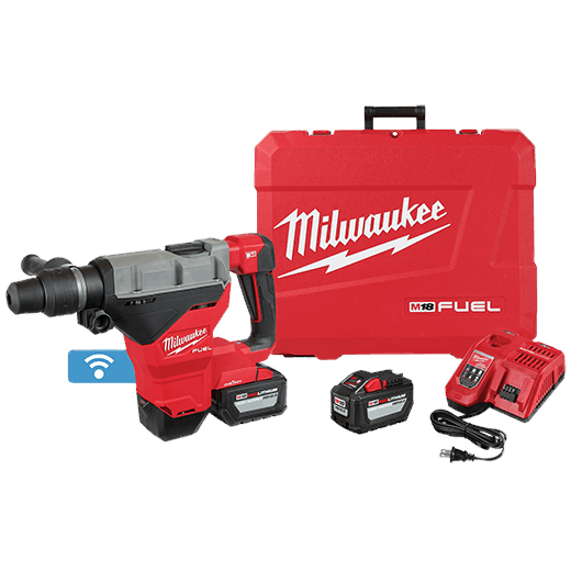 Milwaukee M18™ FUEL™ 13/4 In. SDS Max Rotary Hammer With One Key™ Two HD12.0 Battery Kit, Model 2718-22HD*