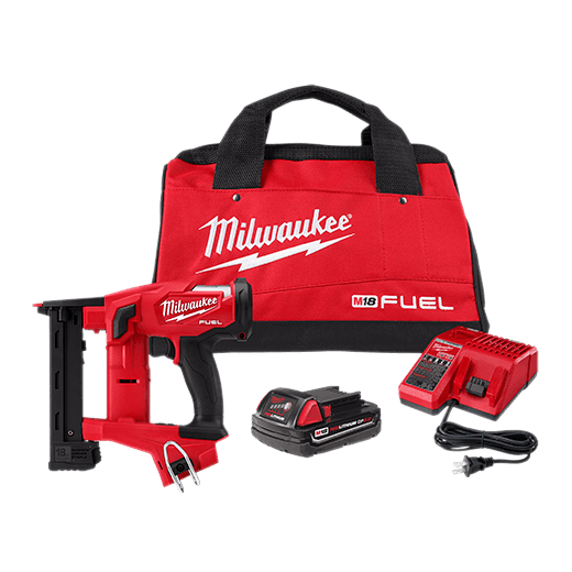 Milwaukee M18 FUEL™ 18 Gauge 1/4 In. Narrow Crown Stapler Kit, Model 2749-21CT*