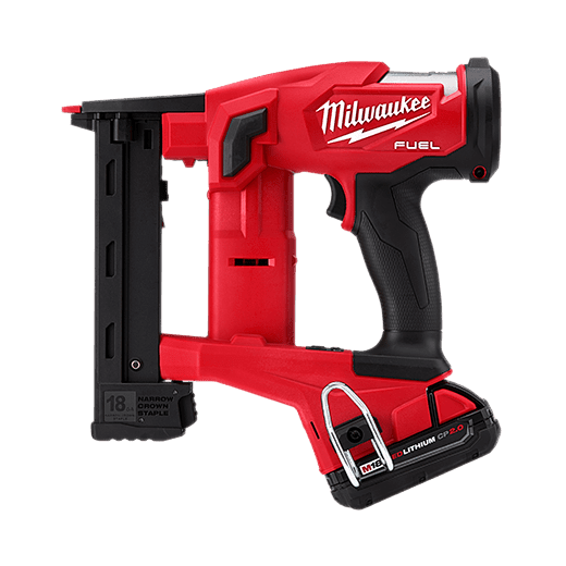 Milwaukee M18 FUEL™ 18 Gauge 1/4 In. Narrow Crown Stapler Kit, Model 2749-21CT* - Image 2