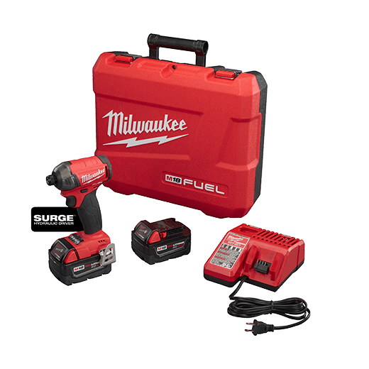 Milwaukee M18 FUEL™ SURGE™ 1/4 In. Hex Hydraulic Driver Kit, Model 2760-22*