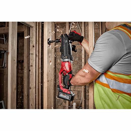 Milwaukee M18 FUEL™ Super Hawg™ Right Angle Drill With QUIKLOK™ 6.0 Kit, Model 2811-22* - Image 4