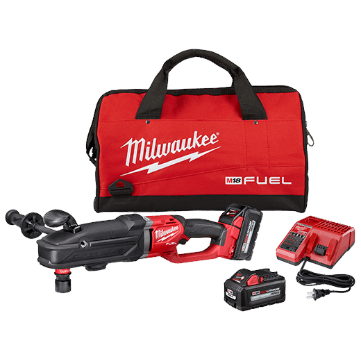 Milwaukee M18 FUEL™ Super Hawg™ Right Angle Drill With QUIKLOK™ 6.0 Kit, Model 2811-22*