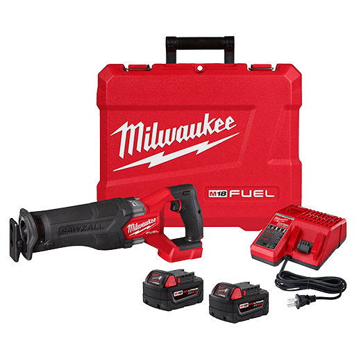 Milwaukee M18 FUEL™ SAWZALL® Reciprocating Saw 2 Battery XC5.0 Kit, Model 2821-22*