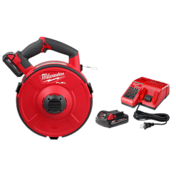 Milwaukee M18 FUEL™ ANGLER™ 240 Ft. Steel Pulling Fish Tape Kit, Model 2873B-22*