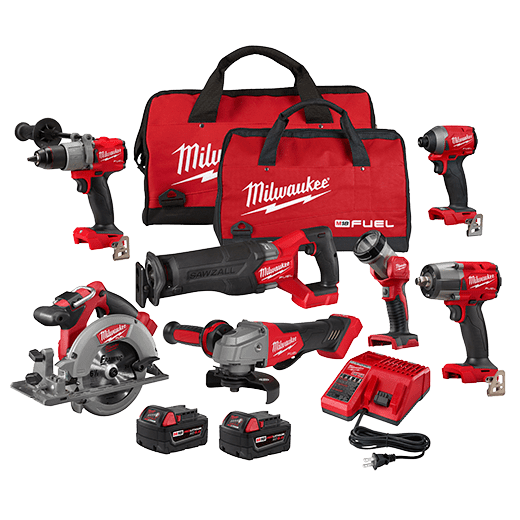 Milwaukee M18 FUEL™ 7 Piece Combo Kit, Model 2998-27