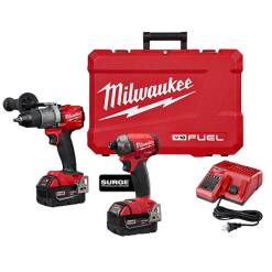 Milwaukee M18™ FUEL™ 2Tool Hammer Drill & SURGE™ Hydraulic Driver Combo Kit, Model 2999-22