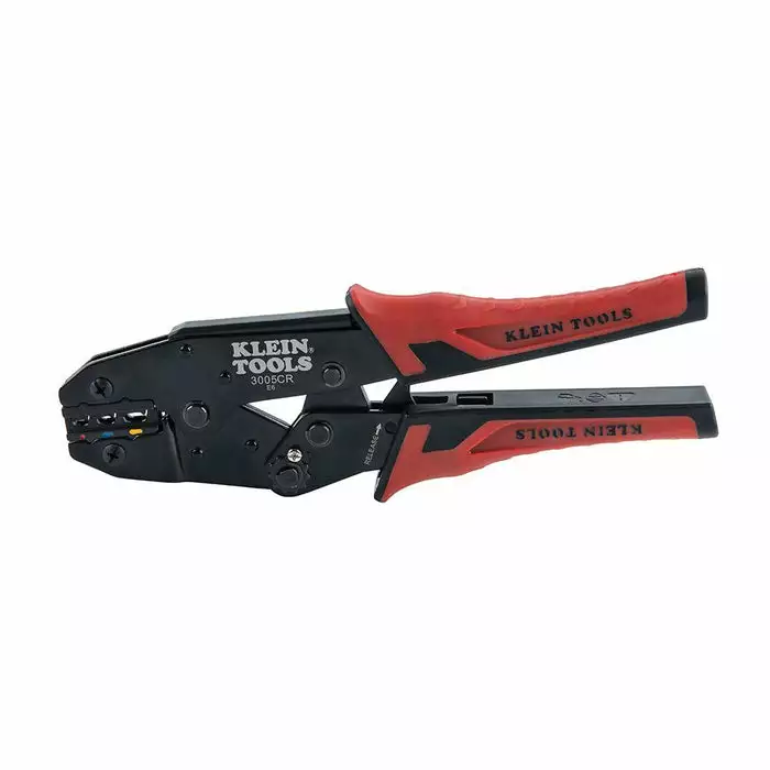 Klein Tools Ratcheting Crimper, 10-22 AWG - Insulated Terminals, Model 3005CR - Image 7