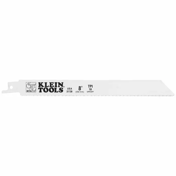 Klein Tools Reciprocating Saw Blades, 18 TPI, 8-Inch, 5-Pack, Model 31739* - Image 5
