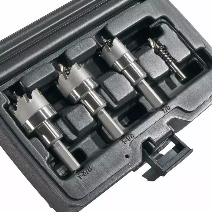 Klein Tools Hole Saw Kit, Carbide Hole Cutter, 4-Piece, Model 31872* - Image 4