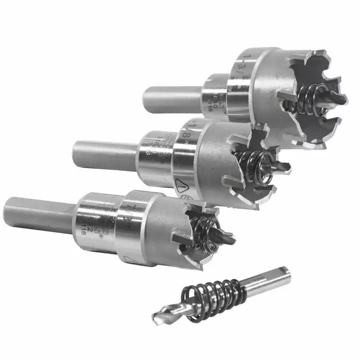 Klein Tools Hole Saw Kit, Carbide Hole Cutter, 4-Piece, Model 31872* - Image 7