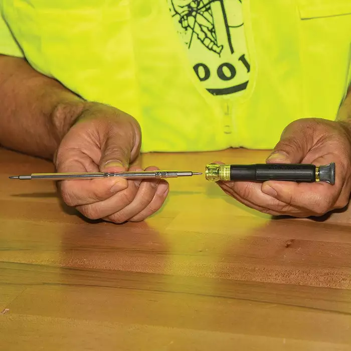 Klein Tools All-in-1 Precision Screwdriver Set With Case, Model 32717 - Image 9