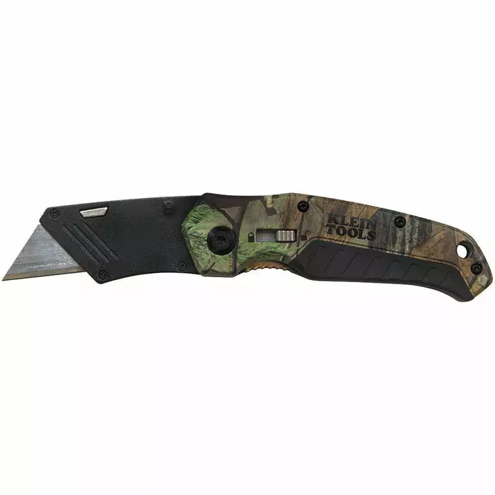 Klein Tools Folding Utility Knife REALTREE XTRAâ„¢ Camo, Assisted-Open, Model 44135