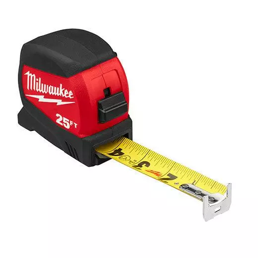 Milwaukee BOGO Compact 25' Wide Blade Tape Measures (2-Pack), Model 48-22-0425R - Image 5
