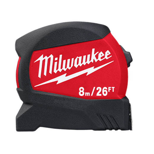 Milwaukee BOGO Compact 8m/26' Wide Blade Tape Measures (2-Pack), Model 48-22-0426G - Image 2