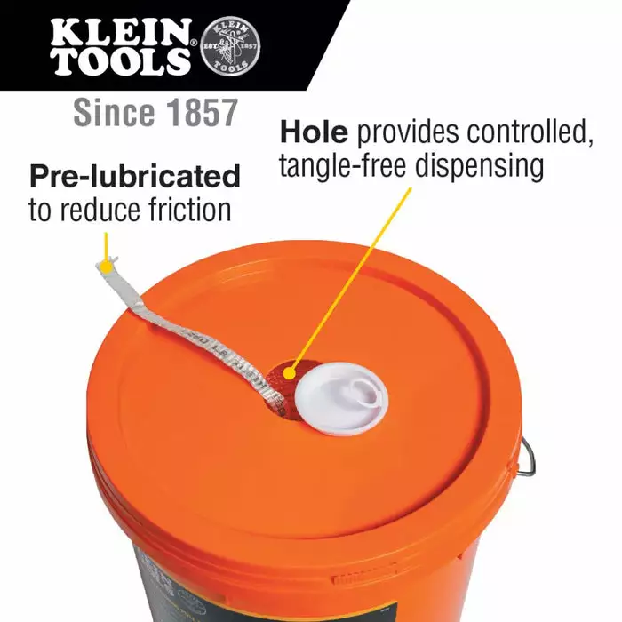 Klein Tools Conduit Measuring Pull Tape, 2500-Pound X 1000-Foot, Model 50141* - Image 4