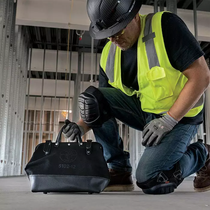 Klein Tools 12" Canvas Tool Bag, Black, Model 5102-12BLK* - Image 7