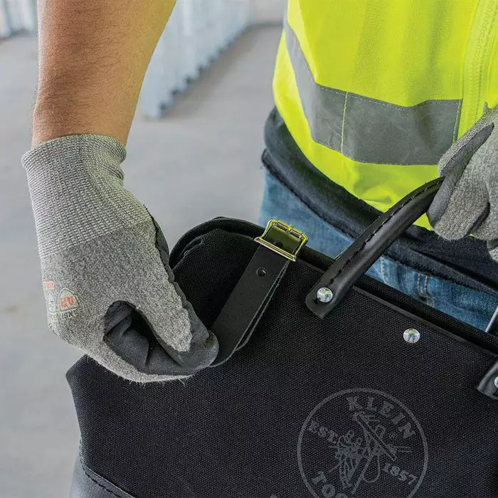 Klein Tools 12" Canvas Tool Bag, Black, Model 5102-12BLK* - Image 6