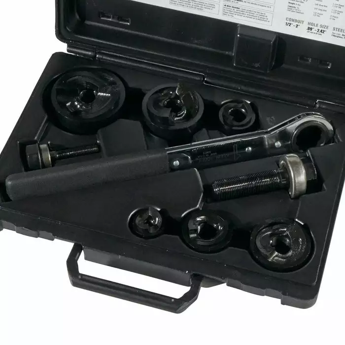 Klein Tools Knockout Punch Set With Wrench, Model 53732SEN* - Image 10