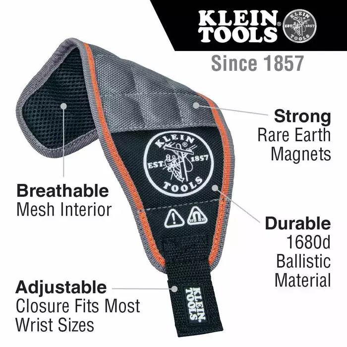 Klein Tools Tradesman Pro™ Magnetic Wristband, Model 55895 - Image 6