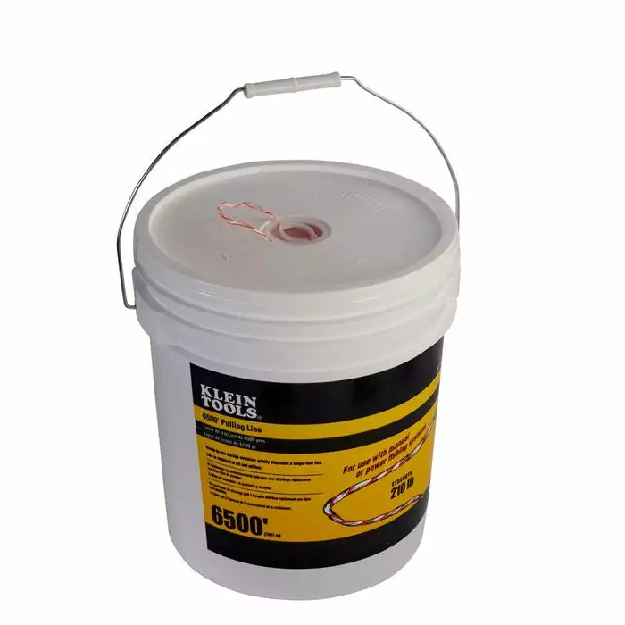 Klein Tools Poly Pull Line With Orange Tracer 6500-Foot, Model 56110* - Image 2