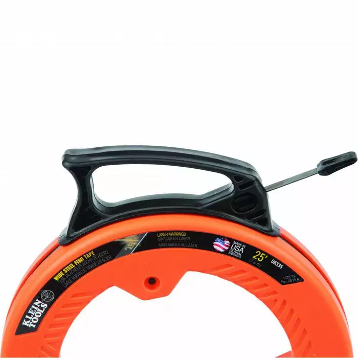 Klein Tools Wide Steel Fish Tape, 1/4-Inch X 25-Foot, Model 56335* - Image 5