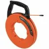Klein Tools Multi-Groove Fiberglass Fish Tape With Nylon Tip, 50-Foot, Model 56382*
