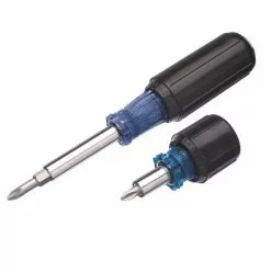 IDEAL 6-in-1 Multi-Bit Screwdriver And Nut Driver Combo, Model 35-954