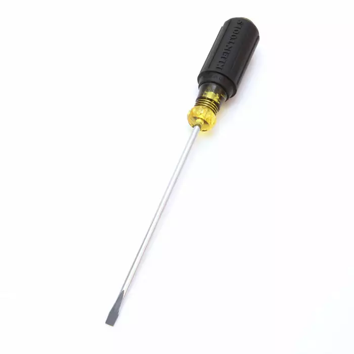Klein Tools 3/16-Inch Cabinet Tip Screwdriver 6-Inch Round Shank, Model 601-6 - Image 2