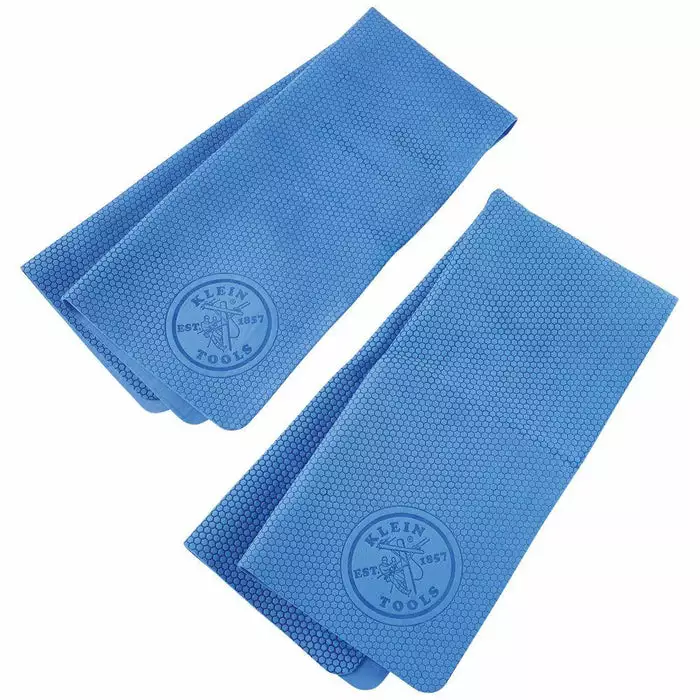 Klein Tools Blue Cooling PVA Towel (Package Of 2), Model 60230