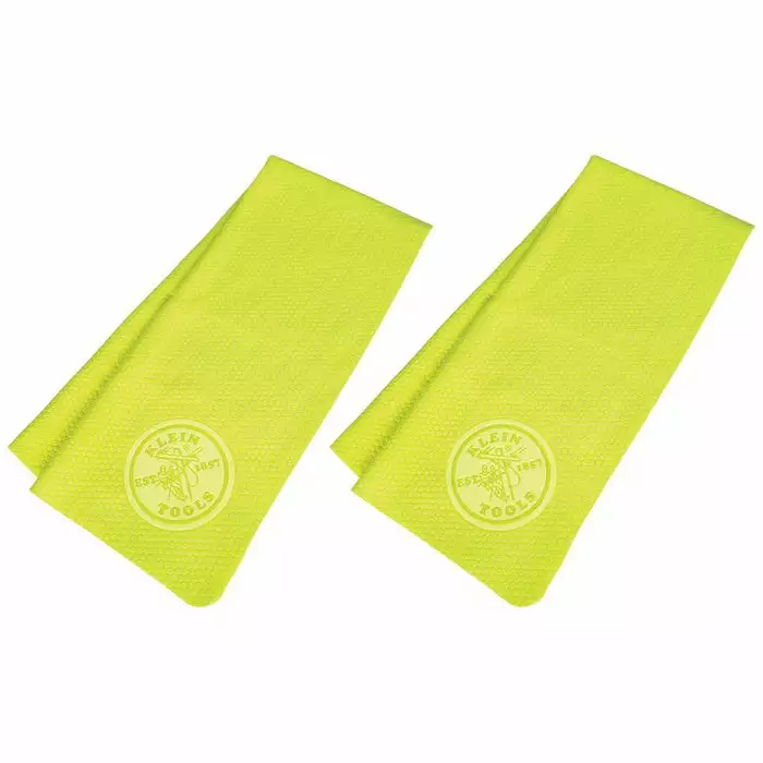 Klein Tools Yellow Cooling PVA Towel (Package Of 2), Model 60486