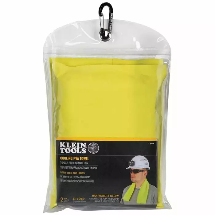 Klein Tools Yellow Cooling PVA Towel (Package Of 2), Model 60486 - Image 3