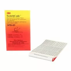 3M ScotchCode™ Pre-Printed Wire Marker Book, Number 1 - 45, Model SPB-03