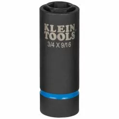 Klein Tools 2-in-1 Impact Socket, 3/4"x9/16", Model 66004*