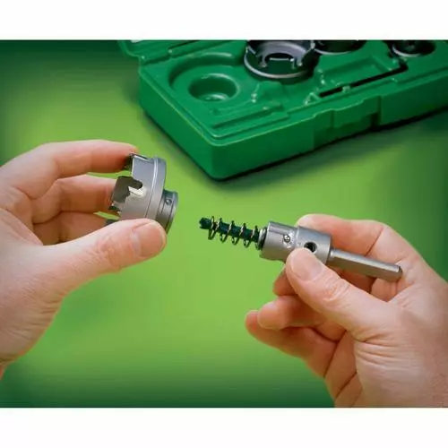 Greenlee 7-Piece Quick Change Stainless Steel Hole Cutter Kit, Model 660 - Image 5