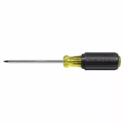 Klein Tools #2 Square-Recess Screwdriver, 4-Inch Round Shank, Model 662