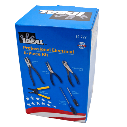 IDEAL 6 Piece Electrician's Tool Kit, Model 30-727CDN - Image 2