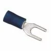 IDEAL Blue Vinyl Insulated Spade Terminals 8 Stud Size (Pack Of 25), Model 83-7161