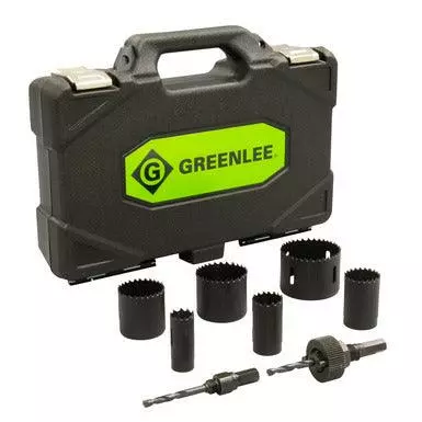 Greenlee Bi-Metal Hole Saw Kit, 1/2-Inch To 2-Inch Conduits, Model 830* - Image 2